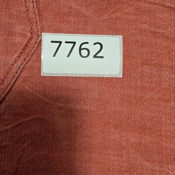 Levis 501 White Oak Cone Denim Jeans Button Fly Salmon Orange Mens Fit Sz 32x29 - Picture 14 of 14